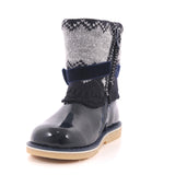 STIVALE FEMMINA BLU VERNICE