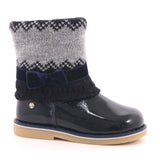 STIVALE FEMMINA BLU VERNICE