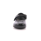 BALLERINA VELCRO VERNICE NERO