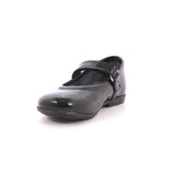 BALLERINA VELCRO VERNICE NERO