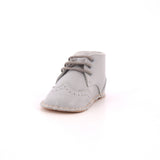 SCARPETTE IN PELLE INGLESINA GRIGIO