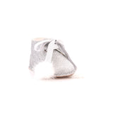 SCARPETTE IN PELLE ARGENTO