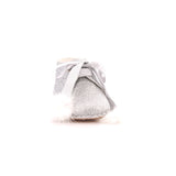 SCARPETTE IN PELLE ARGENTO