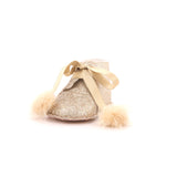 SCARPETTE IN PELLE ORO