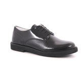 SCARPA ALLACCIATA VERNICE NERO