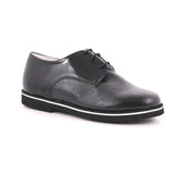 SCARPA ALLACCIATA VERNICE NERO