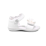 SANDALO VELCRO FEMMINA BIANCO