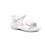 SANDALO VELCRO FEMMINA BIANCO