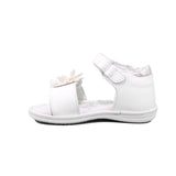 SANDALO VELCRO FEMMINA BIANCO