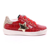 NATURINO ANNIE ZIP ROSSO-PLATINO