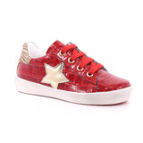 NATURINO ANNIE ZIP ROSSO-PLATINO