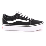 MY WARD PLATFORM CANVAS BLACK/WHITE