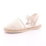 051 CHAMPAGNE  SCARPE CON TALLONE JUTA