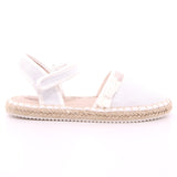052 BIANCO SCARPE CON TALLONE JUTA