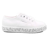 2730 KIDS LETTERING PRINTED PL AC4 WHITE-SILVER