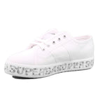 2730 KIDS LETTERING PRINTED PL AC4 WHITE-SILVER