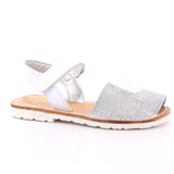 SANDALO SINT. GLITTER ARGENTO