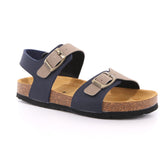 SMERIGL NAPPA TORTORA/BLU