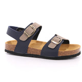 SMERIGL NAPPA TORTORA/BLU
