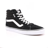 MN FILMORE HI (SUEDE/CANVAS) BLACK/WHITE