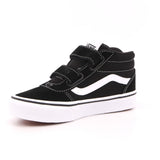 YT WARD MID V (SUEDE/CANVAS) BLACK/WHITE