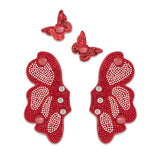 STIVALE LELLI KELLY ALI DI FATA ROSSO VERNICE