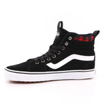 MN FILMORE HI VANSGUARD SUEDE BLACK RED
