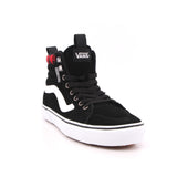 MN FILMORE HI VANSGUARD SUEDE BLACK RED