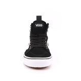 MN FILMORE HI VANSGUARD SUEDE BLACK RED