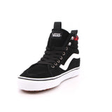 MN FILMORE HI VANSGUARD SUEDE BLACK RED