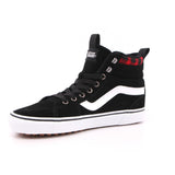 MN FILMORE HI VANSGUARD SUEDE BLACK RED