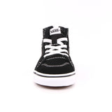 TD FILMORE HI ZIP SUEDE/CANVAS BLACK/WHITE