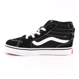 TD FILMORE HI ZIP SUEDE/CANVAS BLACK/WHITE