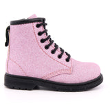 EVOCA JUNIOR MARTENS GLITTER ROSA