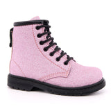 EVOCA JUNIOR MARTENS GLITTER ROSA