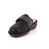 CIABATTA DONNA PUNTA CHIUSA FONDO C1 NERO
