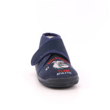 PANTOFOLINE BULL DOG BLU