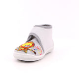 PANTOFOLINE KING LEONE GRIGIO