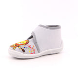 PANTOFOLINE KING LEONE GRIGIO