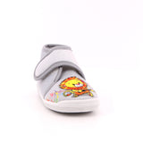 PANTOFOLINE KING LEONE GRIGIO