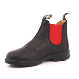 KID LEATHER RED ELASTIC BLACK