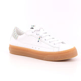 SNEAKER BASSA ALLACCIATA BIANCO/MUL TRICOLOR