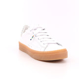 SNEAKER BASSA ALLACCIATA BIANCO/MUL TRICOLOR