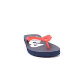 TROY SLIPPER 53040 DRESS BLUES-HIGH RISK RED