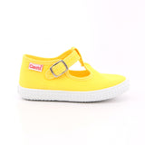 SANDALIA HEBILLA LISO 04 AMARILLO