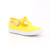 SANDALIA HEBILLA LISO 04 AMARILLO