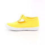SANDALIA HEBILLA LISO 04 AMARILLO