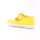 SANDALIA HEBILLA LISO 04 AMARILLO