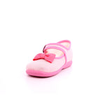 BALLERINA FIBBIA METAL FRAGOLA + FIOCCO