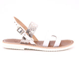 SANDALO BIMBA LAM/VIP LAM/COCCO COL. ARGENTO